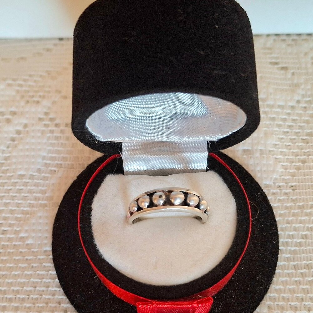 Two Silver Bracelets From Mexico & Sterling Ring - image 2